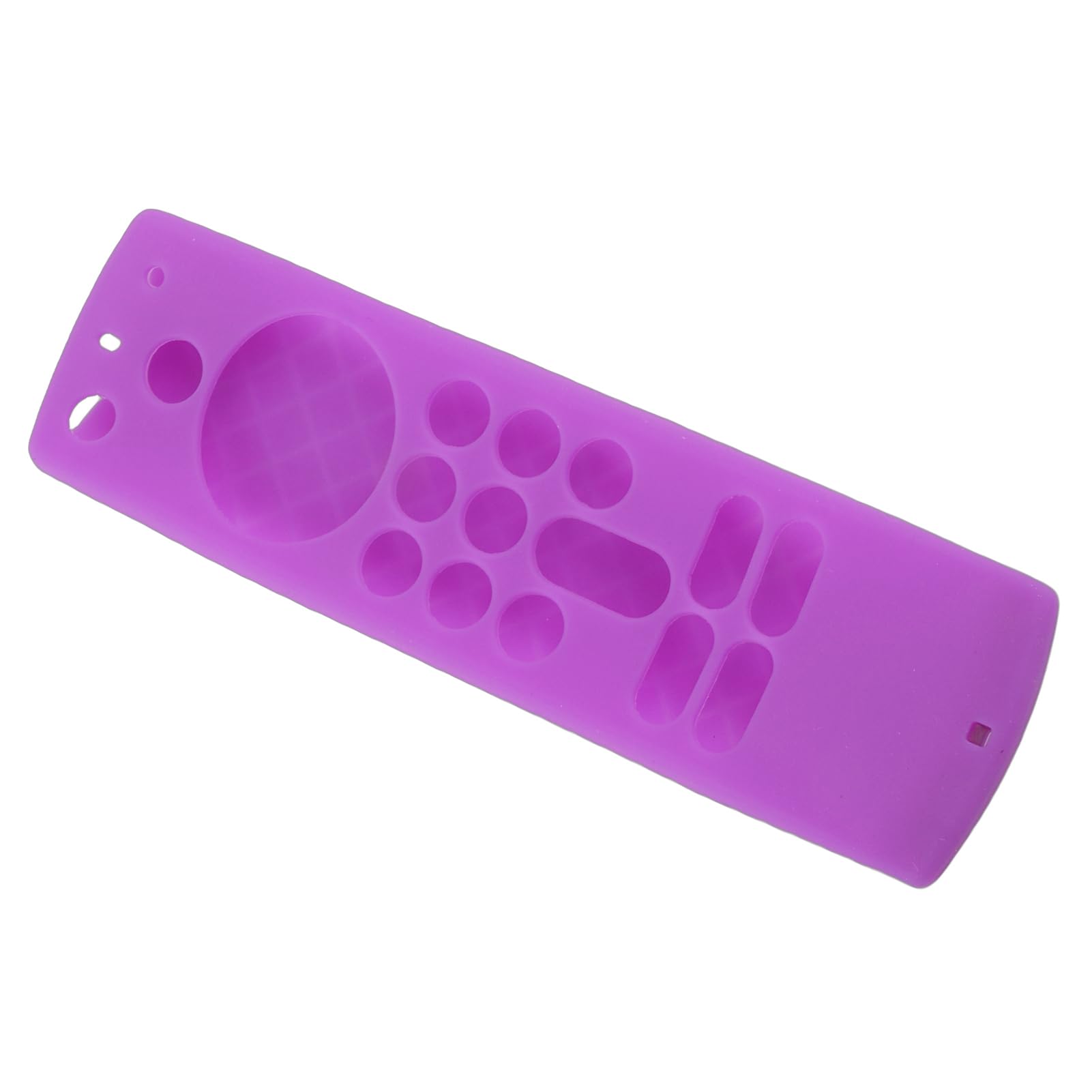 Atyhao Funda de control remoto para Fire TV Stick, protección contra Fire TV Stick, funda de silicona ligera y antideslizante con soporte y correa de muñeca (morado)