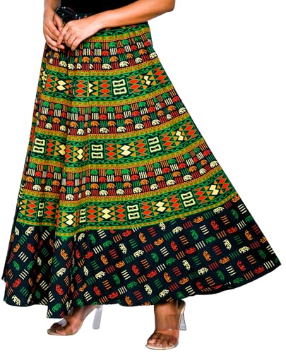 Image of Premium Cotton Skirt for Women with Pocket, Free Size