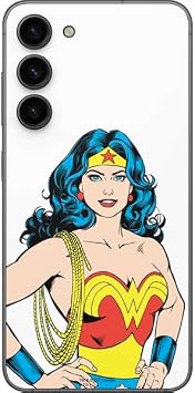 Skinit Phone Decal Skin Compatible with Samsung Galaxy S23 Plus - Officially Licensed Warner Bros Wonder Woman Design