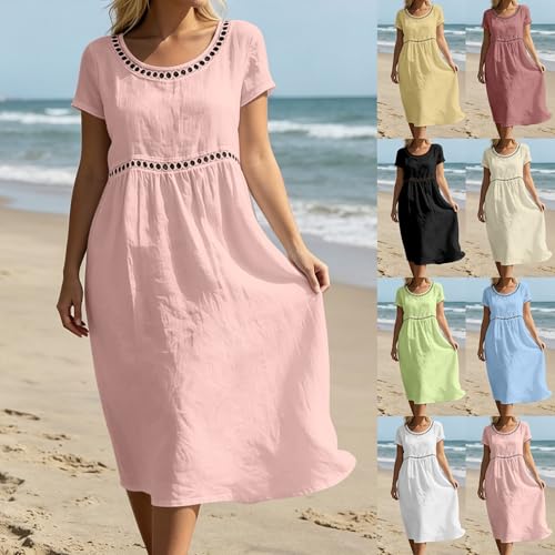Robe d'été en lin pour les vacances et vos soirées de fête