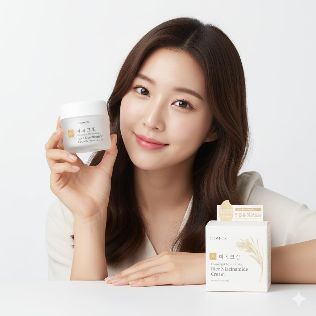 Rice Niacinamide Moisturizing Cream (80g / 2.82 fl. oz.) - Image 2