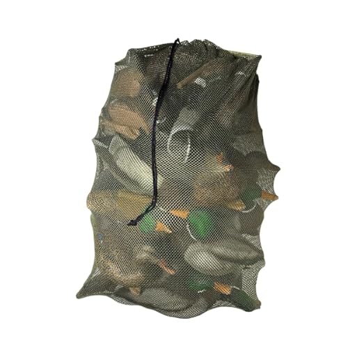 HuntEmUp Mesh EZ Decoy Bag - Large – Holds 30 Standard Duck Decoys, 47