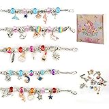 【Ideales Geschenk für Mädchen】: Ein perfektes Geschenk für die Kindergeburtstagsfeier und das Weihnachtsgeschenk. Lassen Sie Ihre Kinder Ihr spezielles DIY-Armband-Kindergeschenk erstellen und anpassen. Es wird ein unterhaltsames Partyhandwerk für Ihr Mädchen sein. Machen Sie ein besonderes Geschenk für Ihr Mädchen. Mädchen kann drei Probeketten als Geschenk bekommen. Es kann helfen, ein Gefühl der Ruhe zu fördern, Stress und Angst abzubauen und den Fokus und die Aufmerksamkeit zu steigern.