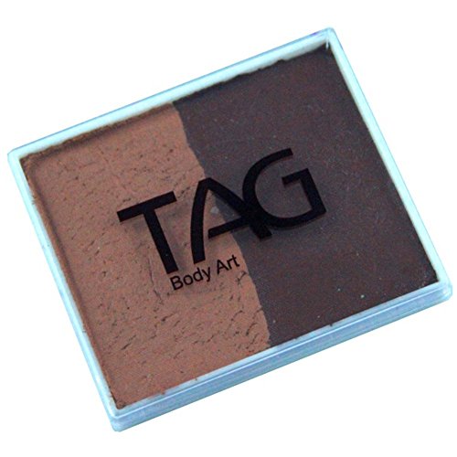 TAG Face and Body Paint - Split Cake 50g - Brown and Mid Brown