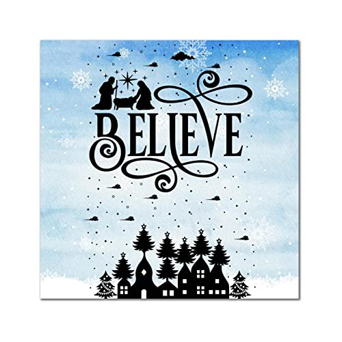 Plaque murale en bois Let It Snow pour rompre la monotonie d'une façade terne