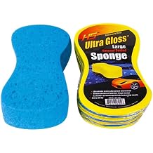 UCS HS Ultra Gloss Powerful Magic Sponge Make Dirt Disappear in Seconds - Ideal for Car Wash, Kitchen, Bathroom, and Household Tasks Giant Durable Bone-Shaped Design