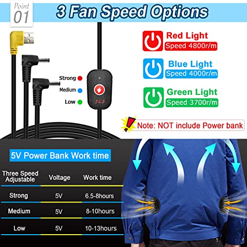 Cooling Fan Jacket for Men Women - Battery Powered 3 Speed Control for MS Peoples Hot Weather2