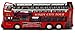 Showcasts Chicago Sightseeing Double Decker Bus Open Top, Red 2168CG - 6 Inch Scale Diecast Model Replica, but NO Box