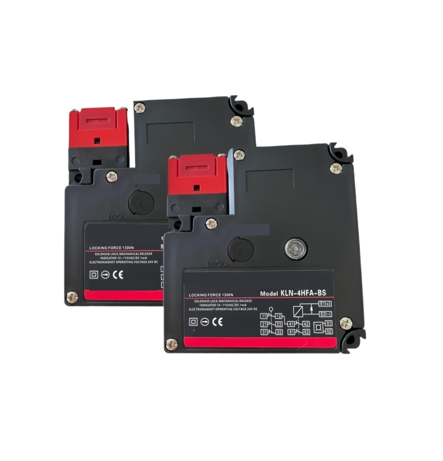 Endschalter, Elektromagnetischer Sicherheitstürschalter KLN-1AFA-B 1AFG 2GDG 1DFA-BS,für elektrische Steuerung(KLN-1DFA-BS-F)