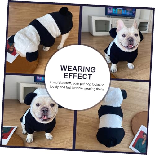 Disfraz de panda para perro talla M miniatura 3