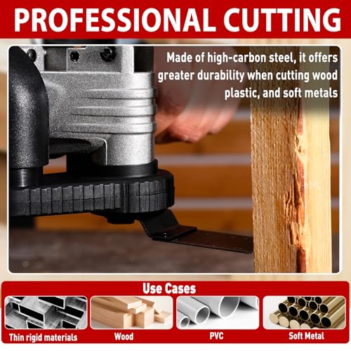 Image of Oscillating Saw Multitool Blades for Wood Fits Dewalt, Ryobi,42Pcs