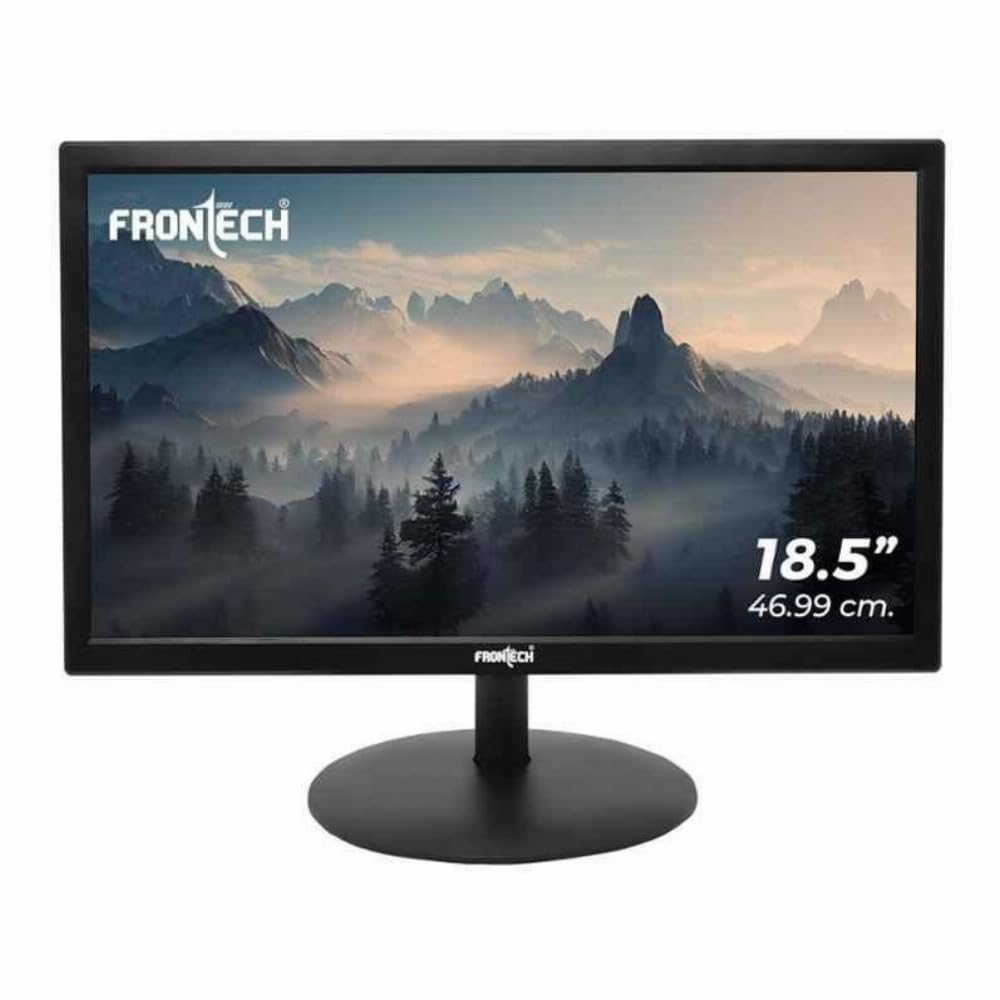 Frontech MON-0006 | 18.5 INCH LED Monitor | Slim and Stylish Design | Gaming Desktop, Black (B0C8YWYQFZ) Amazon Price History, Amazon Price Tracker
