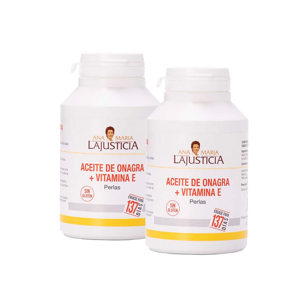 Ana Maria Lajusticia : Pack 2 unidades - Aceite de Onagra 550 perlas