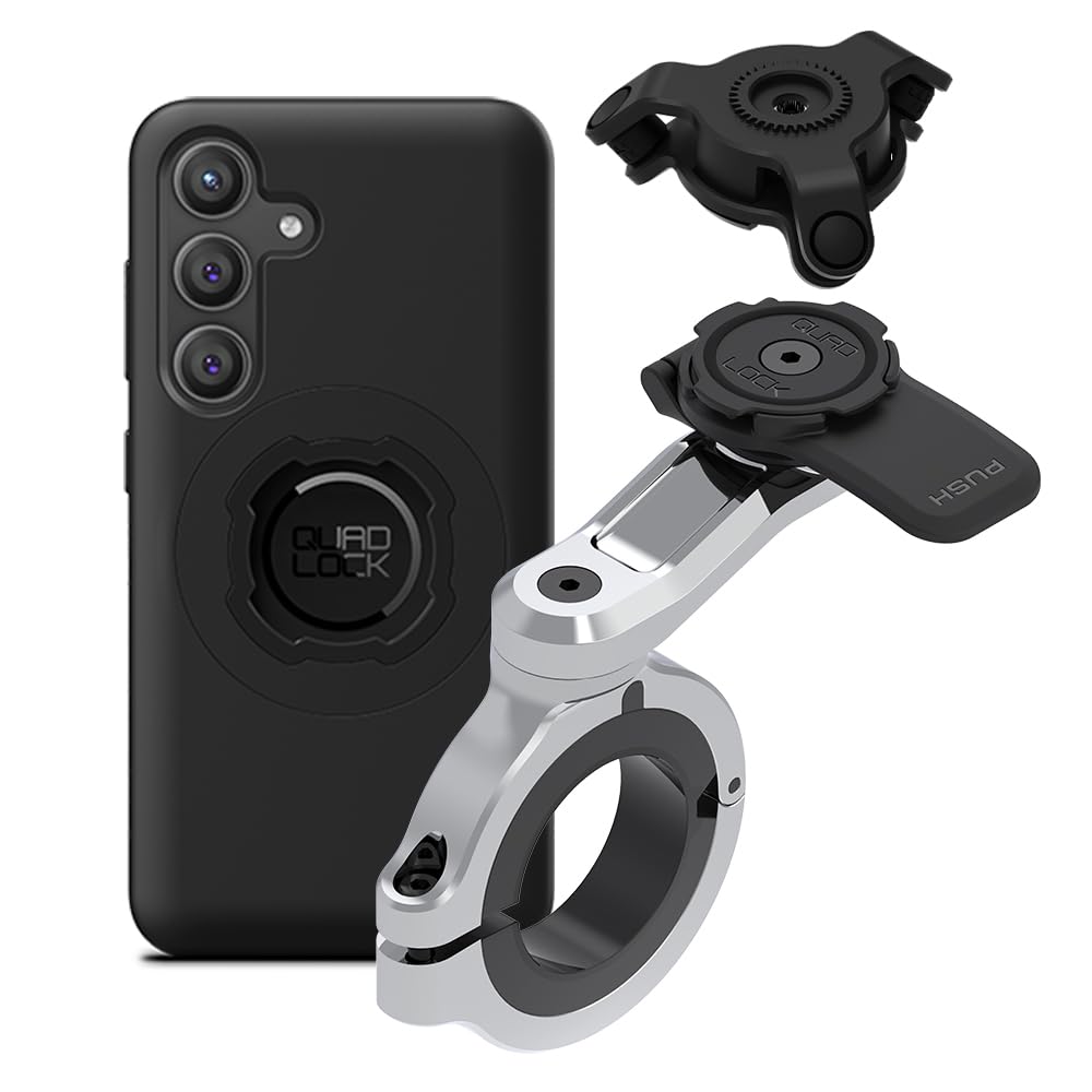 アクセサリー QUAD LOCK HANDLEBAR MOUNT PRO Amazon.com: Quad Lock Motorcycle Handlebar Mount PRO for iPhone