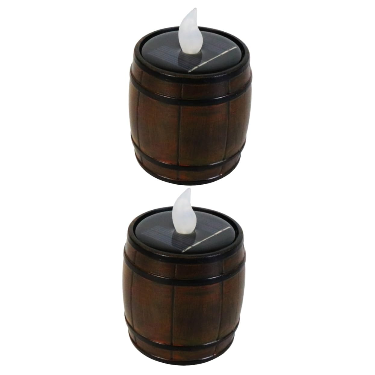 Luz solar tealight para exterior vela de carga solar decorativa para balcones 8