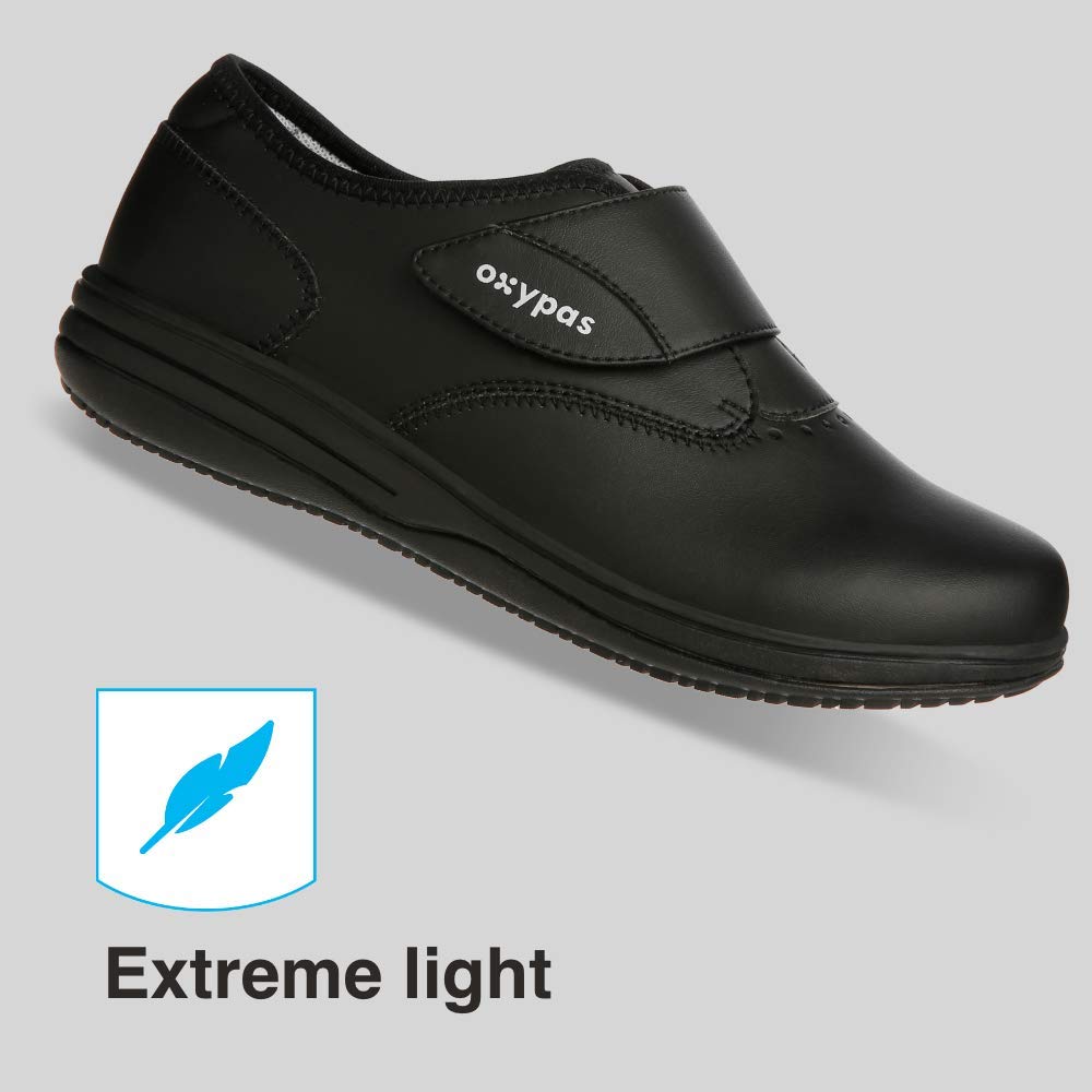 Oxypas Medilogic Emily Slip-resistant, Antistatic Nursing Shoe, Black (Blk), 7 UK (41 EU)