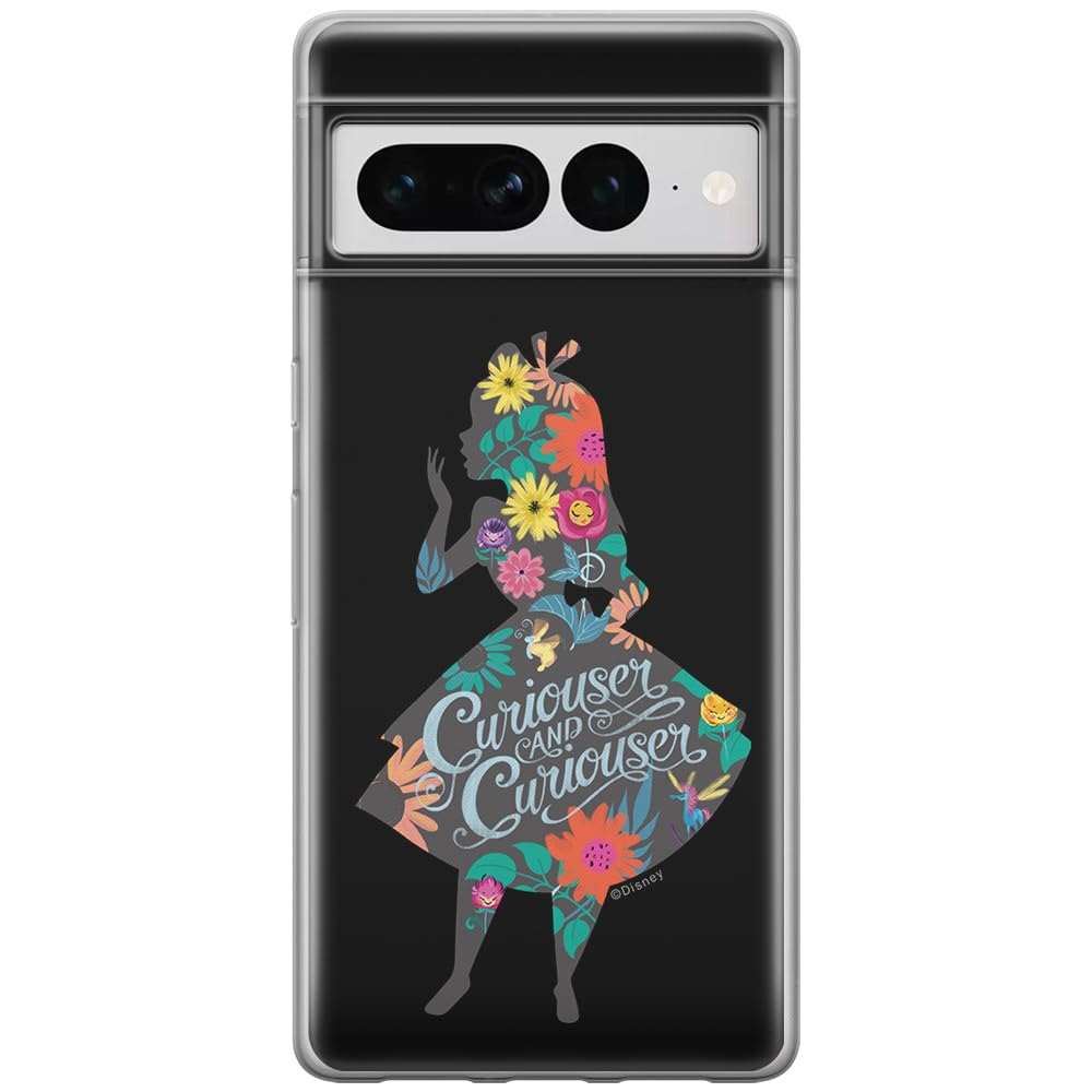 ERT GROUP mobile phone case for Google PIXEL 7 PRO original and officially Licensed Disney pattern Alice 002 optimally adapted to the shape of the mobile phone, case made of TPU