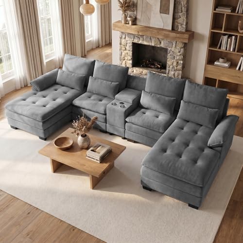 OUYESSIR 134-Inch Oversized Sectional