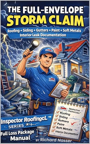 THE FULL-ENVELOPE STORM CLAIM: Roofing + Siding + Gutters + Paint + Soft Metals + Interior Leak Documentation Inspector Roofing Protocols™ Series — Full ... Roofing Protocols™ Authority System Book 2)