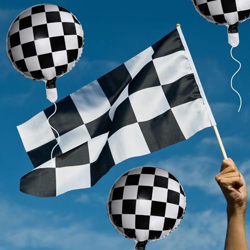 Image of Atpata Funky Helmet and Tyre shape Biker Theme Rider Foil Balloons (Set of 6pcs.) - Perfect for Racing theme Bike Lovers Birthday Decorations.