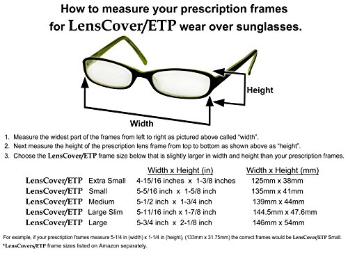 Image of LensCovers Polarized Wraparound Sunglasses | Wear Over Sunglasses | Fitover for Glasses
