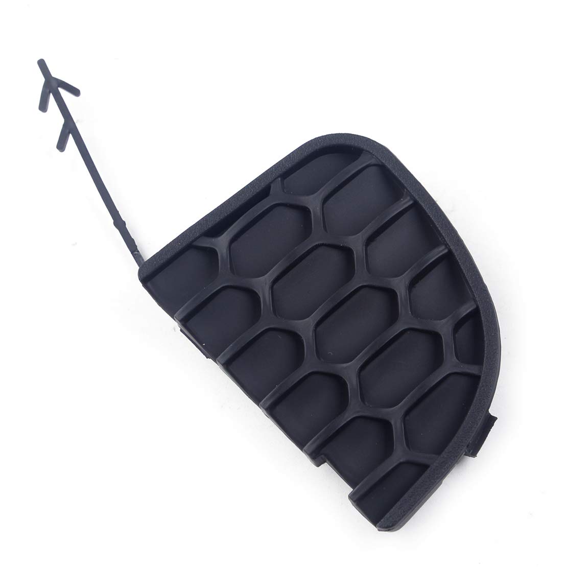 beler Black Rear Bumper Tow Hook Eye Cover Cap Flap Fit for Jeep Renegade 2015-2018