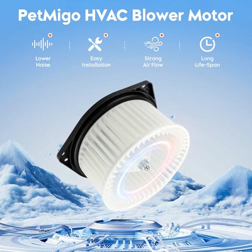 Image of HVAC Heater Blower Motor with Fan Assembly Fit for Lancer 2002-2007 | Fit for Outlander 2003 2004 2005 2006 03 04 05 06 | Replaces 700038 MR568593 MI3126102 615-58573, Air Automotive Replacement
