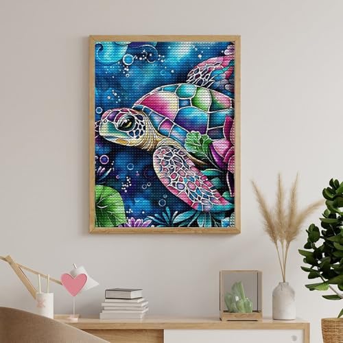 Kit peinture diamant 5D verre teinté moderne pour adulte 30x40 cm