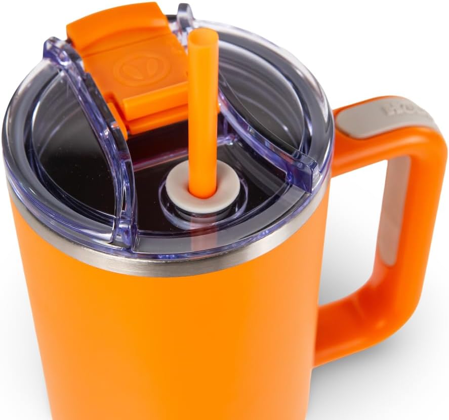 Hogg Big Swig 40 oz Tumbler with Handle and Straw - Sangria Sunset, 40oz Insulated Stainless Steel, Water Tumbler with Straw, Water Cup with Handle, Versatile Leak Proof Lid - Image 2