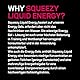 Squeezy Liquid Energy (Zitrone & Koffein) 12er Pack - Sport Energy Gel mit erhöhtem Wasseranteil für schnelle & dauerhafte Energie bei maximaler Verträglichkeit beim Marathon & Co. - ohne Nachtrinken