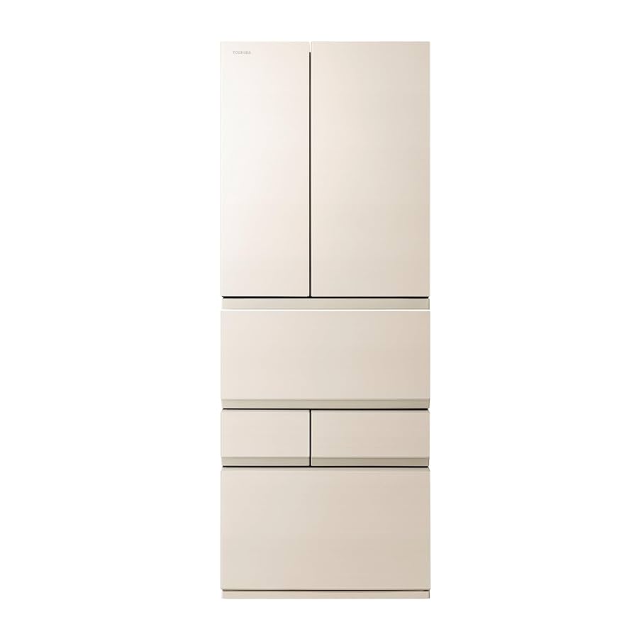 TOSHIBA GR-Y600FH (EW) 冷蔵庫 601L 2025年製 冷蔵庫 VEGETA（ベジータ）FHシリーズ グランホワイト GR-Y600FH