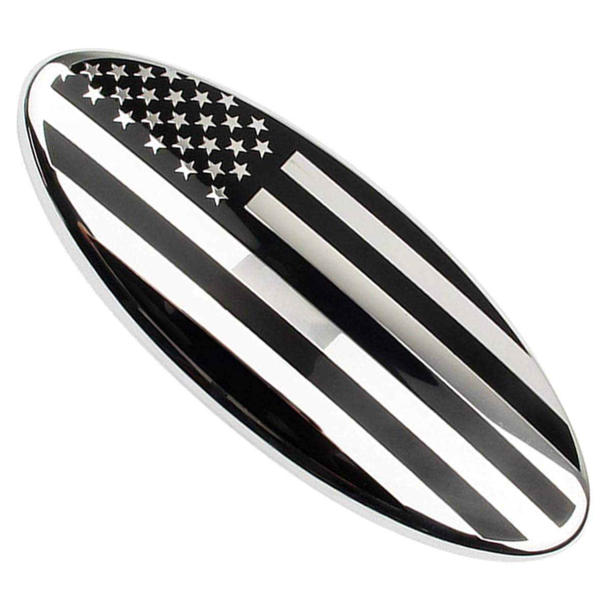 Stemma Ovale Con Bandiera Americana Per Griglia Auto – Compatibile Ford F-150, F-250, Explorer E Altri