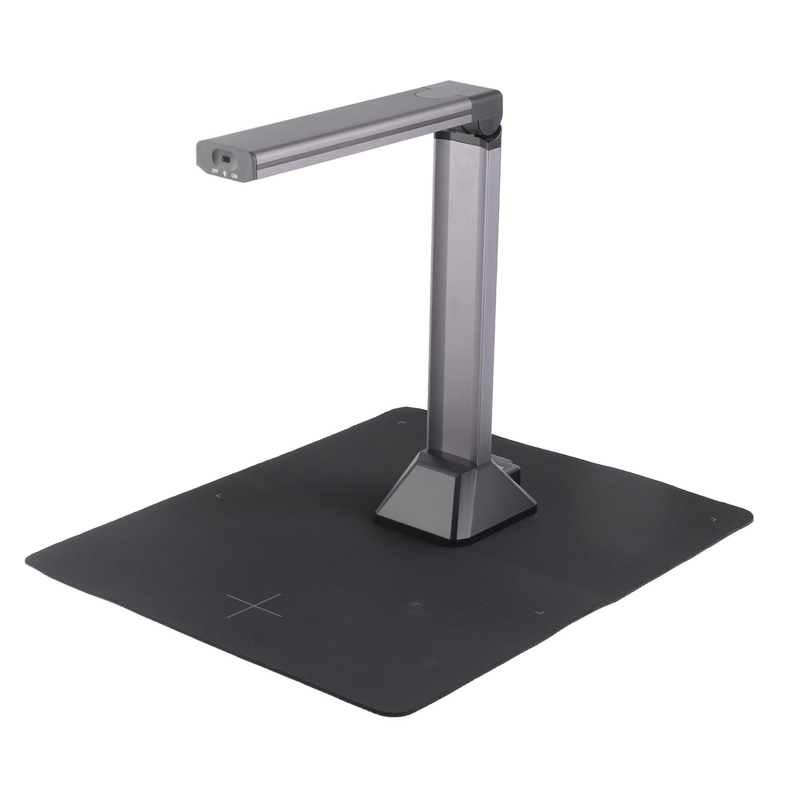 Przenośny Skaner Dokumentów USB o Rozdzielczości 5 MP do Formatu, Składany Skaner Książek i Aparat z Wizualizatorem, z Oświetleniem LED, do Fotoksiążki z Paragonem Biurowym