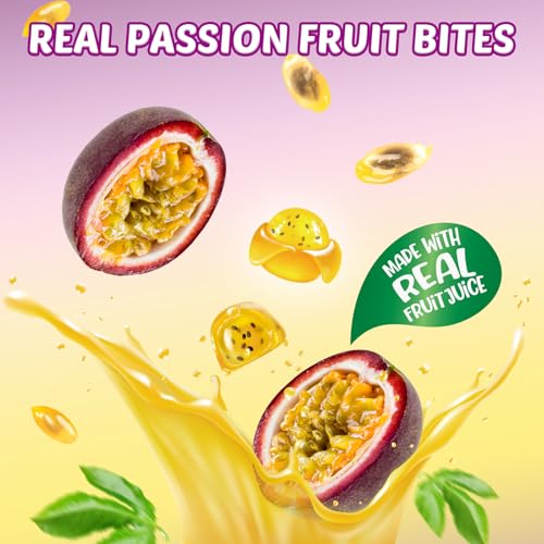 Image of AMOS Peelerz Passion Fruit 85 g - Tropical Snack, Pre-Peeled Style Passion Fruit Candy,Fruity Flavor & Peelable Texture, Ready-to-Eat Snack Pack