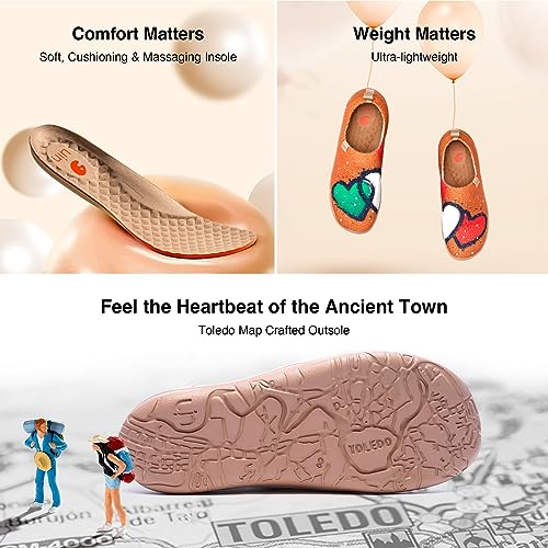 Image of UIN Women's Art Travel Shoes Slip On Casual Cozy Loafers Lightweight Comfort Fashion Sneaker Toledo Ⅰ