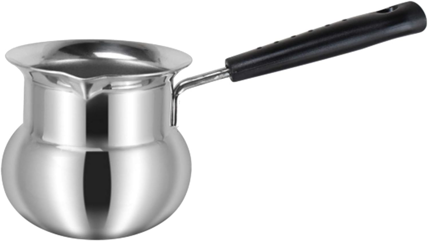 Milk Warmer Butter Pot Stainless Steel Coffee Turkish Coffee Pot(180ml)