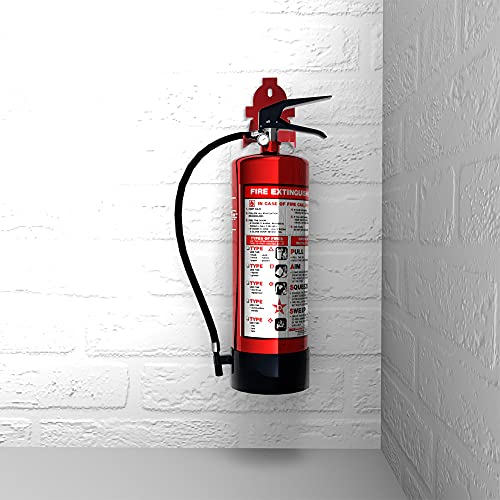 Image of Hook for Fire Extinguisher,4Pcs Fire Extinguisher Mount 5lb-10lb Fit for Home Office (Red)
