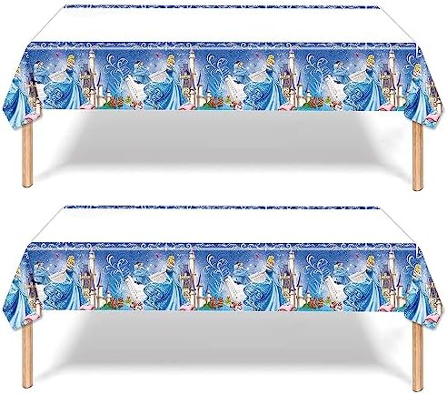 3PCS Black Halloween Plastic Tablecloths - Skull Skeleton Design 54x108 Inch Waterproof