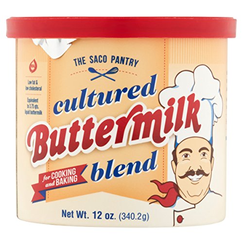 Saco Cultured Powdered Buttermilk Blend, 12-ounce Can (Pack of 1)