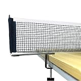 Pernos hacen que sea fuerte.El clip se ajusta en una mesa bajo 5,8 cm.Cualquier tabla de abajo 5,8 cm de espesor puede ser una mesa de ping-pong