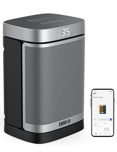 Calefactor Inteligente Dreo de 1500W para Interiores: Calefactor portátil con...