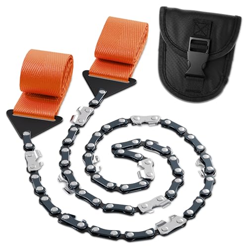 Rope Saw for Tree Limbs - Pocket Chainsaw for Survival...