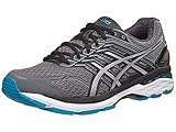 ASICS Men's GT-2000 5 Running Shoe, Carbon/Silver/Island Blue, 9.5 M US