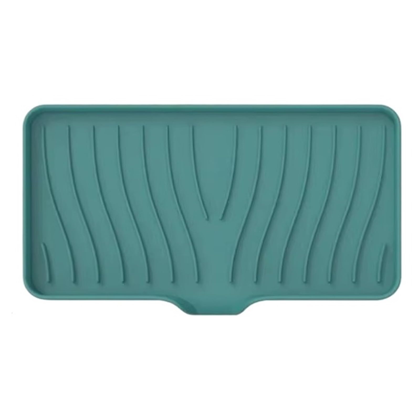 2Pcs Silicone Bathroom Soap Dishes Sink Sponge Holder For Kitchen, Shower Tray Counter Rubber Dish With Drain for Soap(Green)
