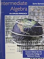 Intermediate Algebra Sixth Edition, Custom Publication 0618276386 Book Cover