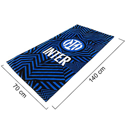 Serviette de Plage Inter Milan Graphique Nerazzurra Qualité Mousse - 3