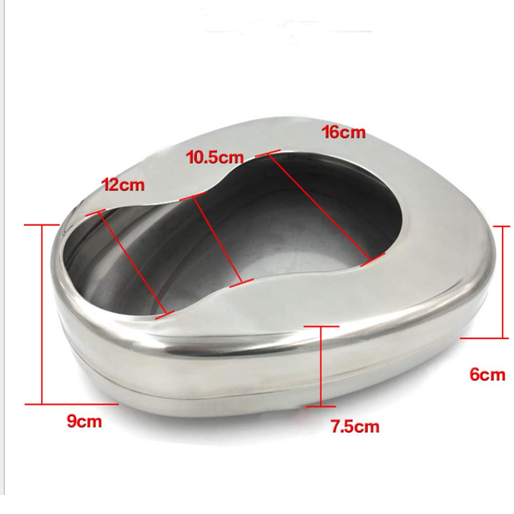 Cuartos de cama de acero inoxidable con tapa Firme Grueso Estable Hizo de cama Trabajo pesado Suave Ajustado para el paciente femenino atado por la cama Cuidado personal