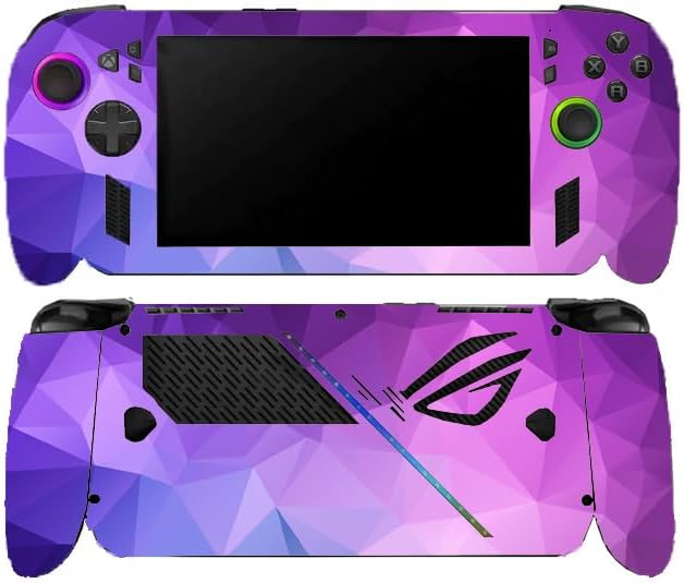 Full Set Protective Skin Decal for Rog X-Box Ally X Vinyl Wrap Stickers Cover Polygon (Grey) image 4
