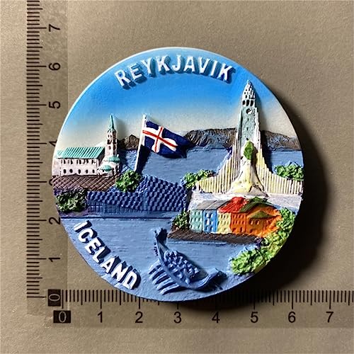 Imán Decorativo para Refrigerador Souvenir Reykjavik miniatura 6