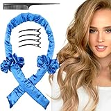 pello maldonado 👩Protección del Medio Ambiente y Ahorro de Energía: La longitud del rizador pelo sin calor es de aproximadamente 92 cm, adecuada para la mayoría de los cabellos medianos y largos. Este rulos pelo sin calor está hecho de material de tela, suave y cómodo, reutilizable, sin electricidad ni calefacción, un rizador para el cabello que ahorra mucha energía y es respetuoso con el medio ambiente.